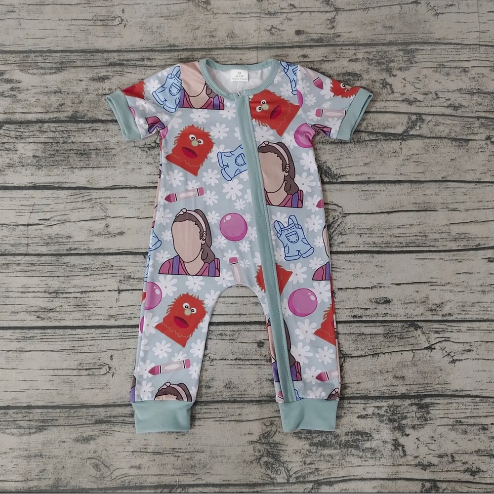 Ms Rachel zippie baby outfit